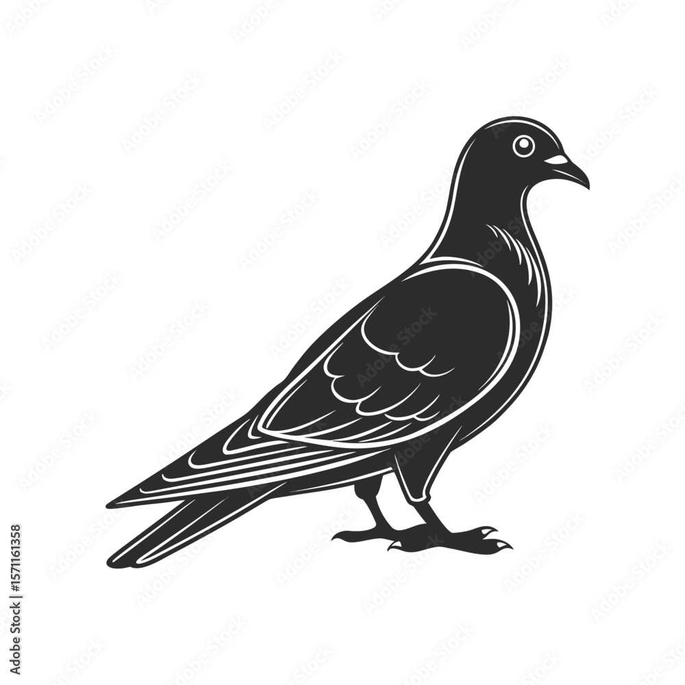Fototapeta premium vector illustration of a bird