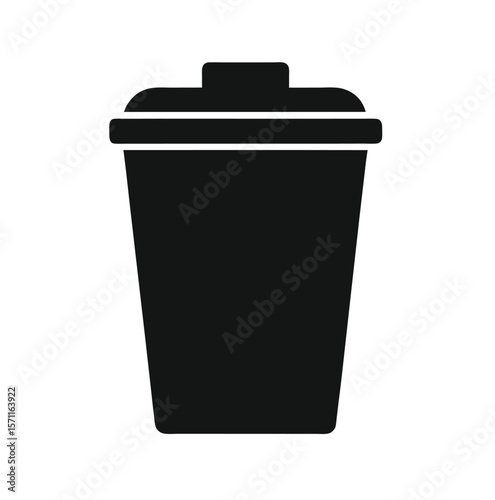 Wallpaper Mural trash bin icon Torontodigital.ca