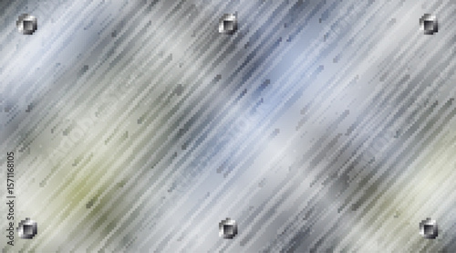 Abstract metallic background with diagonal shiny lines and smooth gradient. Perfect for industrial, technology, or modern design themes needing a clean and dynamic metal texture.