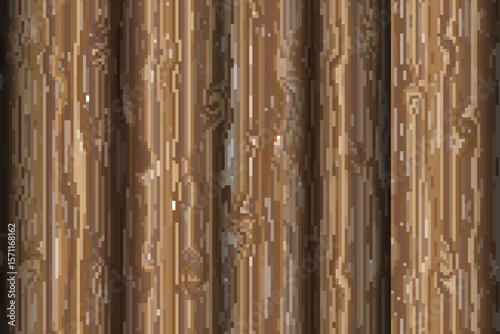 Abstract wood texture with smooth wavy lines imitating annual rings. Warm brown and beige shades create a natural and decorative look of wood texture