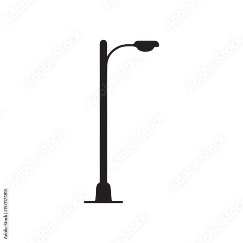 Street light icon. simple thin line vector icon