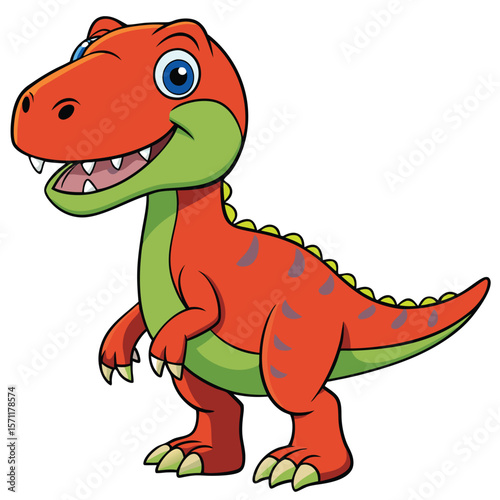 Carnotaurus dinosaur, a carnivorous predator in the Jurassic period