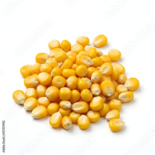 Corn nuts image on white background