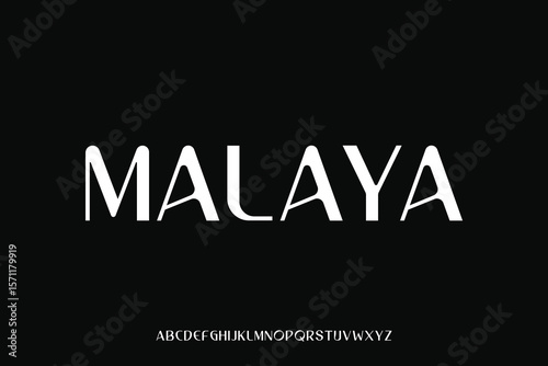 Display alphabet font vector design suitable for headline, poster, logo, magazine and many more