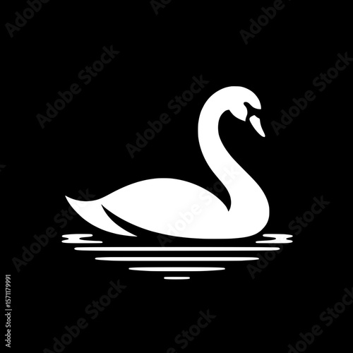Swan on a Lake