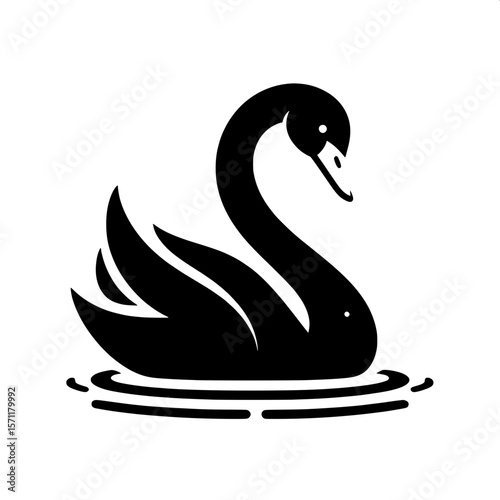 Swan on a Lake