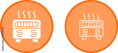 Convection Heater Vector Icon