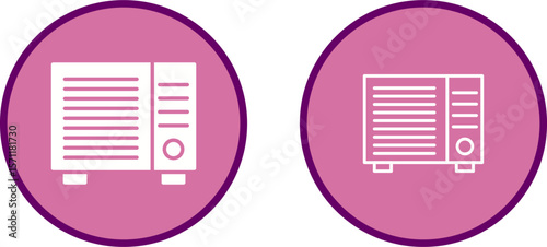 AC Window Unit Vector Icon