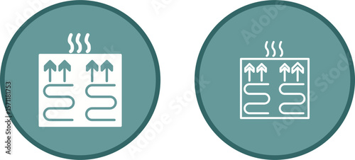 Underfloor Heating Vector Icon