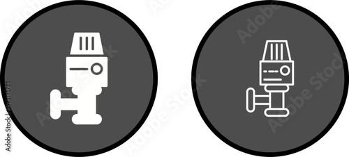 Thermostatic Head Vector Icon