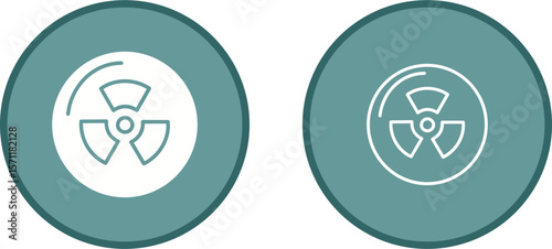Radiation Vector Icon