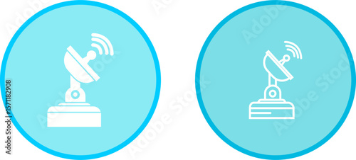 Communication Satellite Vector Icon