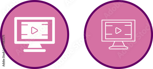LCD Vector Icon