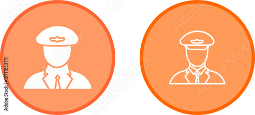 Flight Captain Vector Icon