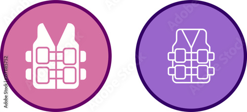Bullet Proof Vest Vector Icon