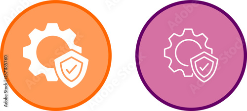 Protected System Vector Icon