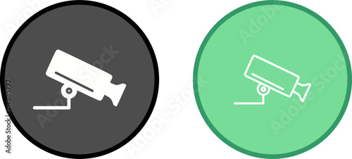 Security Camera Vector Icon