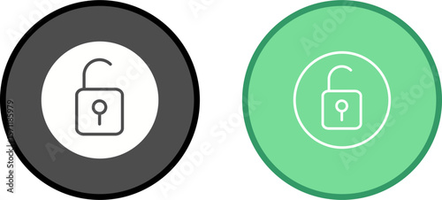 Open Lock Vector Icon