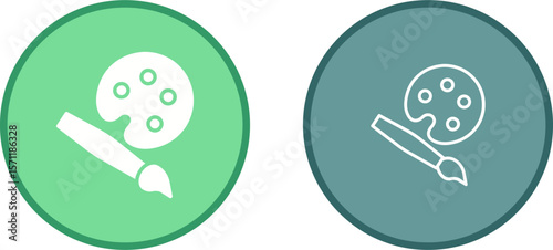 Palette Vector Icon