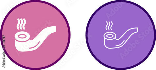 Cigar Pipe Vector Icon
