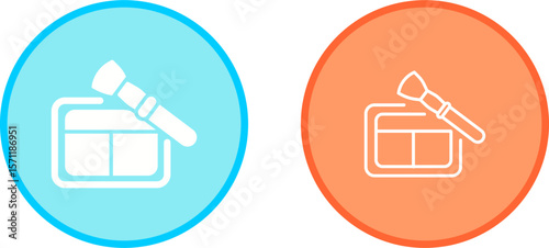 Blushon Brush Vector Icon