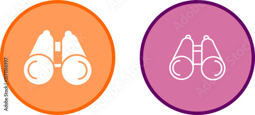 Binoculars Vector Icon