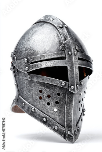 Battle helmut 100% crush resistent plastic on white Background