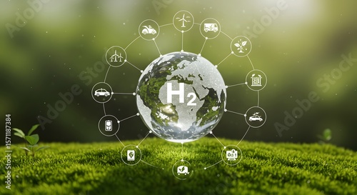 Hydrogen Future Vision, Eco-Tech Revolution, Green Energy Harmony, Sustainable Innovation Hub, Clean Power Integration.
