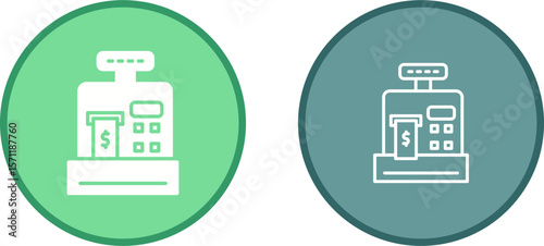 Cash Machine Vector Icon