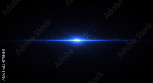 Wallpaper Mural Blue light flare - flash light streak ray Torontodigital.ca