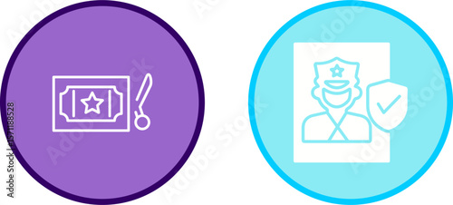 Cinema Security Guard Vector Icon