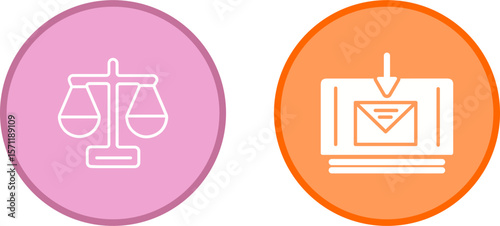 Mail Download Vector Icon