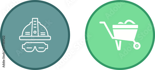 Wheelbarrow Vector Icon
