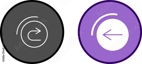 Back Button Vector Icon
