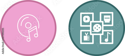 Multimedia Vector Icon
