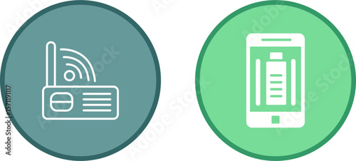 Mobile Battery Vector Icon
