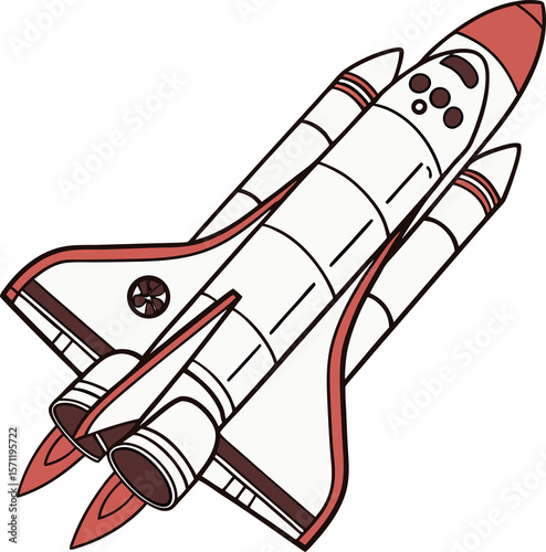 Fototapeta Naklejka Na Ścianę i Meble -  space shuttle launch