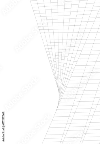Architectural building. Design background vector 3d illustration