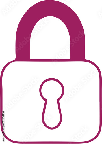 lock Icon simple icon. Vector ICON all icon Viktor.
