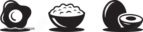 Vector egg flat icon.