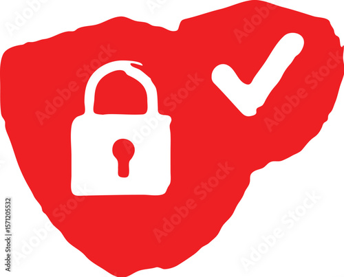 lock Icon simple icon. Vector ICON all icon Viktor.
