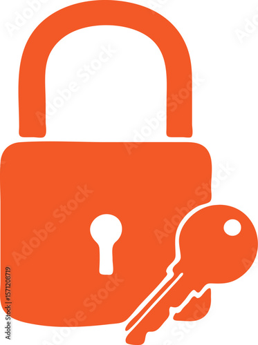 lock Icon simple icon. Vector ICON all icon Viktor.
