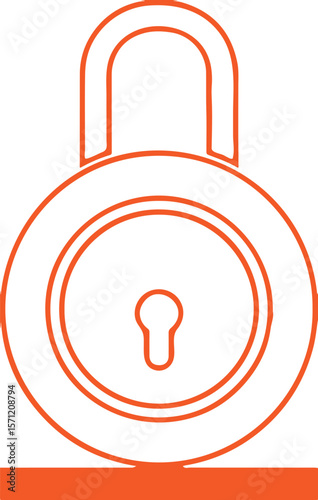 lock Icon simple icon. Vector ICON all icon Viktor.
