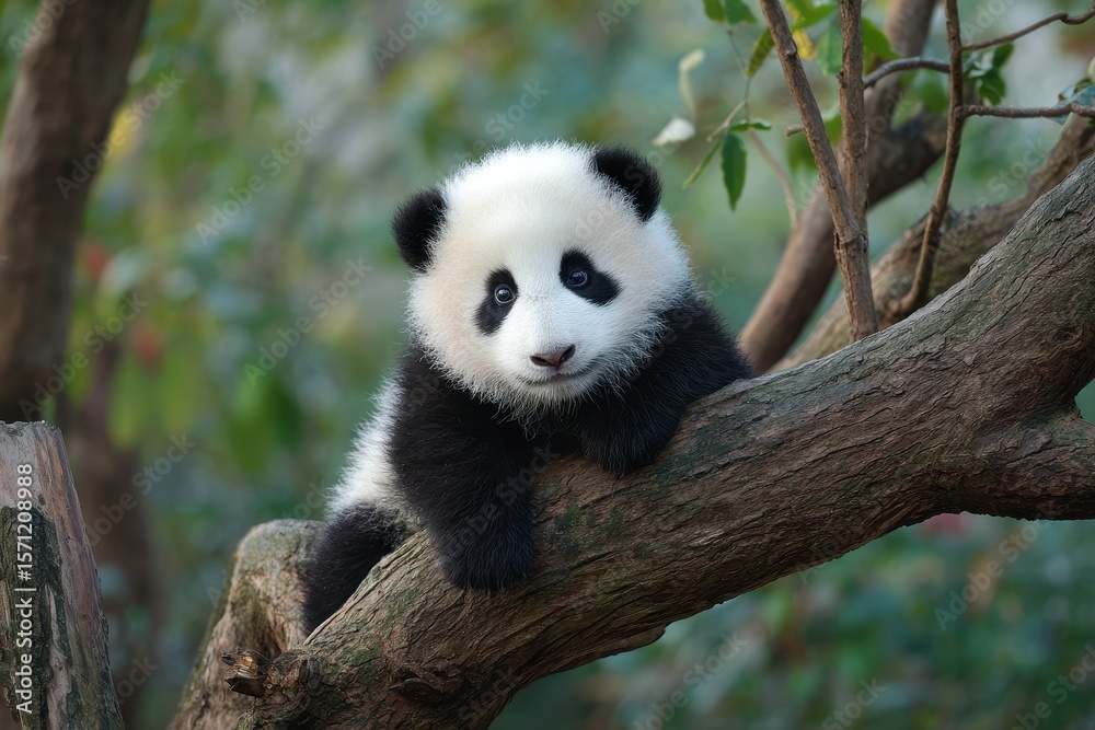 Obraz premium Baby Panda