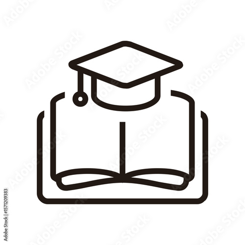 Learning of Education and Learning web icons in line style. School, university, textbook, learning. Vector illustration.
