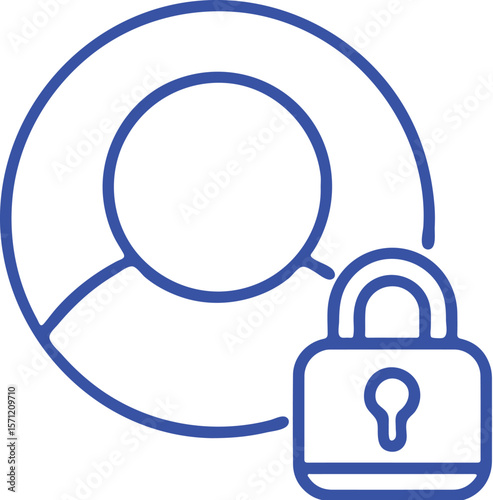 lock Icon simple icon. Vector ICON all icon Viktor.
