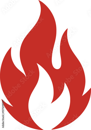 "Abstract Flame Icon"