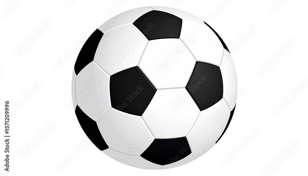 Obraz premium Soccer football ball isolated on transparent Background.