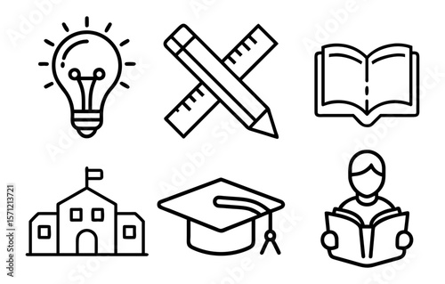  Knowledge, School & Graduation Graphics