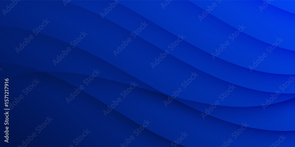 Obraz premium Vivid abstract image featuring a ripple pattern in blue tones creating a dynamic effect.